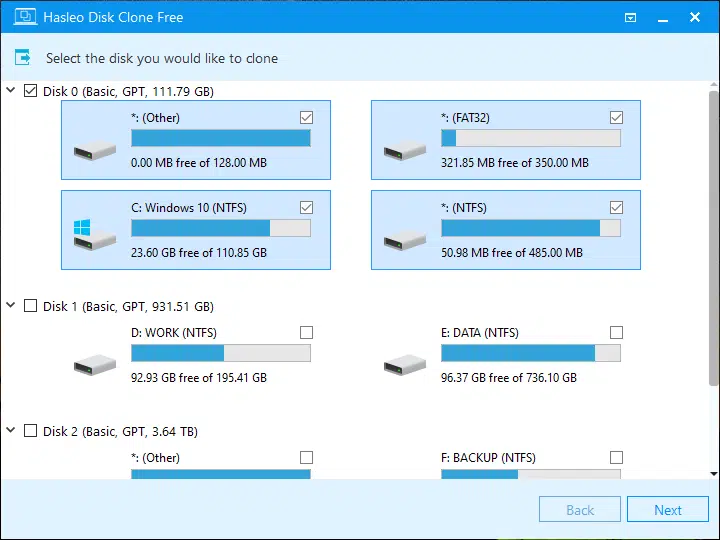 تحميل برنامج Hasleo Disk Clone | نسخ ونقل الويندوز